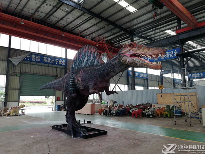 喷烟棘背龙 仿真棘龙 喷烟棘龙