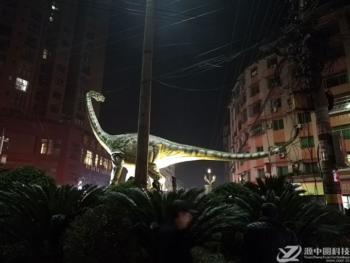 马门溪龙雕塑 雕塑恐龙 马门溪龙恐龙模型 定制恐龙模型