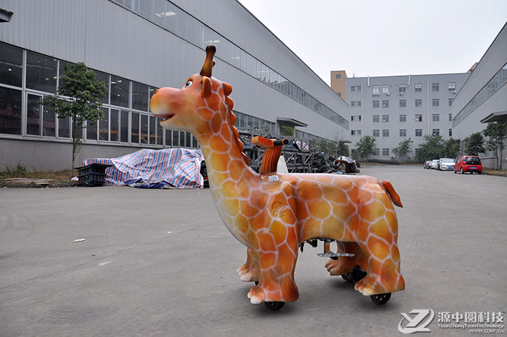 卡通动物骑乘小车 卡通骑乘游乐车