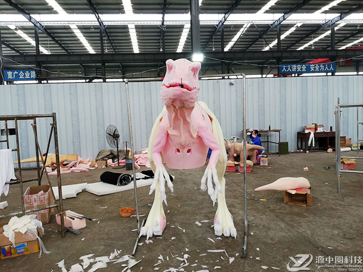 迅猛龙皮套 恐龙皮套道具 恐龙服道具 